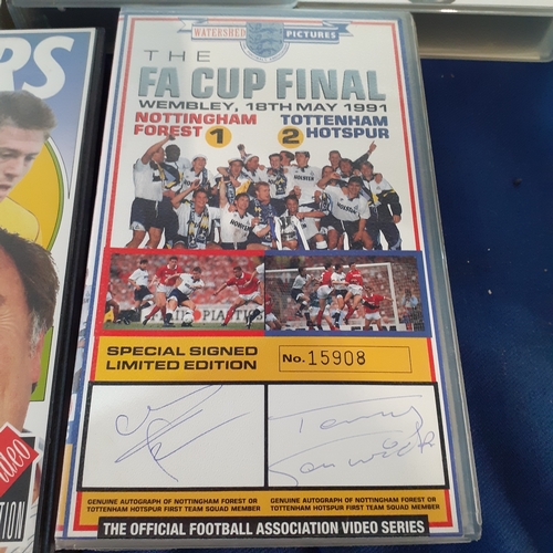 63A - VHS tapes, mostly vintage Spurs - best goals and highlights from 70's & 80's etc. Also hooligan and ... 
