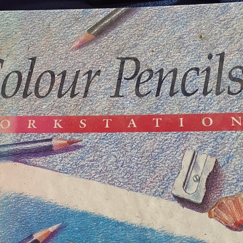65A - Collection of Drawing/Graphite and colour pencils. Also includes a box of miscellaneous artists mate... 