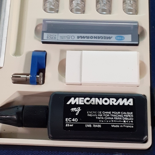 57A - Mecanorma drawing pens. One pen missing.