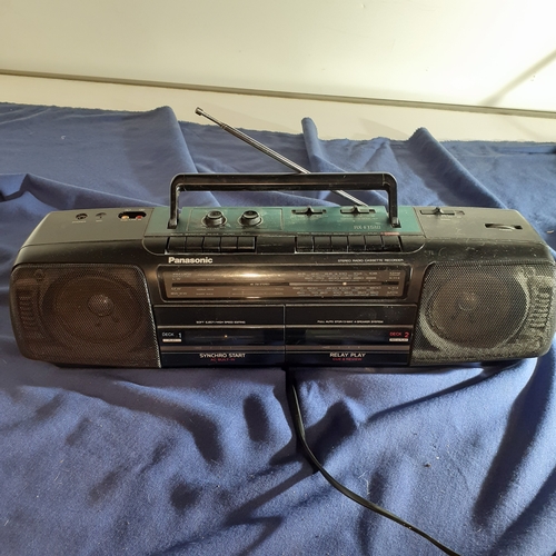 60A - Panasonic stereo, radio, cassette recorder. Model RX FT 510. All functions in good working order