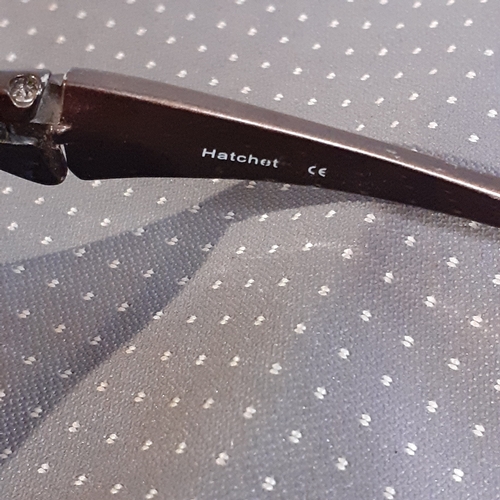 182A - 2 pairs of sunglasses. One genuine Rayban Evolve and O-Luminum Hatchet.
