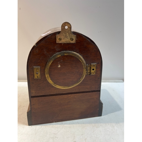 10 - Brass movement mantle clock