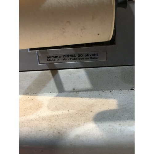 10 - Vintage Olivetti Summa Prima 20 Adding Machine