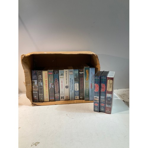 19 - Collection of VHS train videotapes to include Best of British steam, steam and the great trains