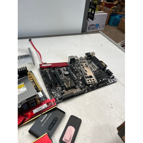 Collection of various PC parts