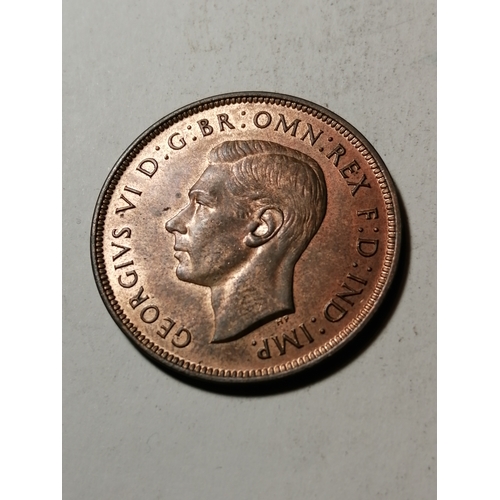 325A - COINS : 1937 penny in uncirculated condition with much original lustre