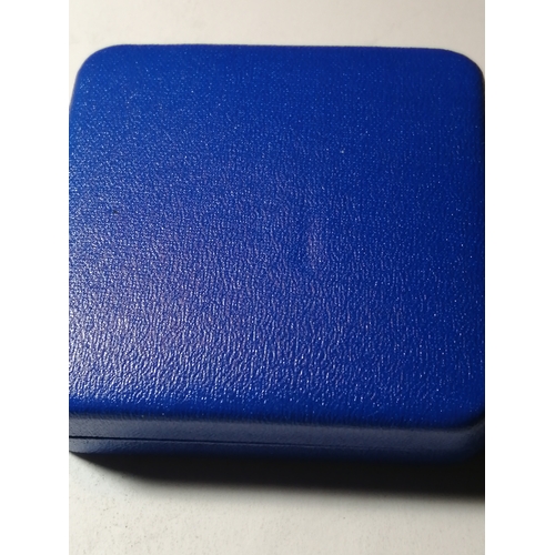 329A - COINS : 1998 silver proof PIEDFORT 50p (NHS) in blue presentation box