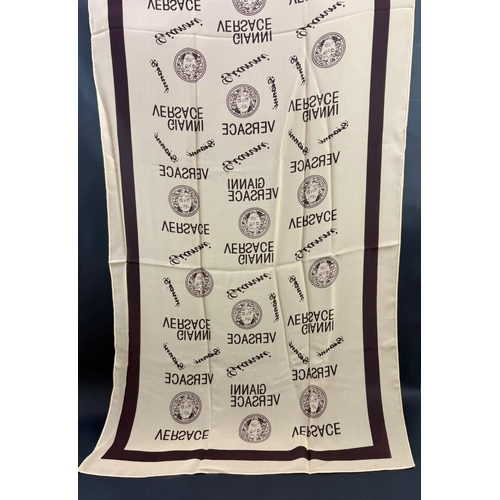 317 - Versace designer scarf - unused - 150x50cm approx size