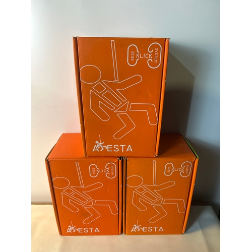 223 - Set of three Aresta double point harnesses
