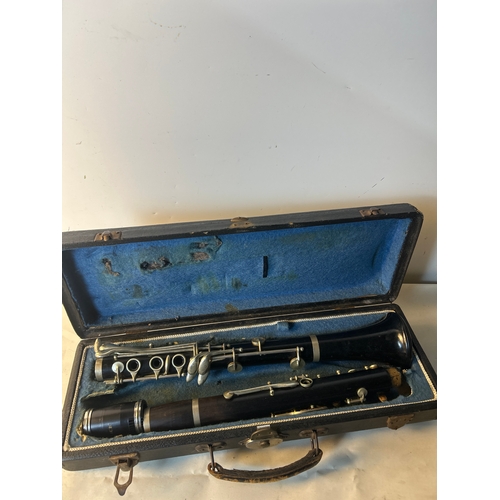 222 - Boosey and Co 25762 cased clarinet