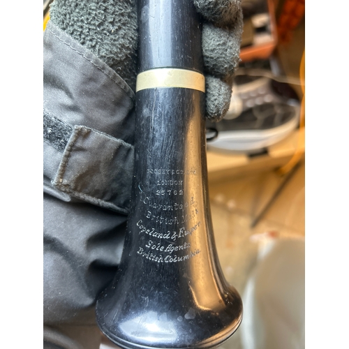 222 - Boosey and Co 25762 cased clarinet