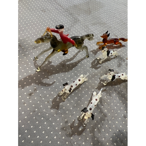 329 - Quantity of handmade miniature glass animals