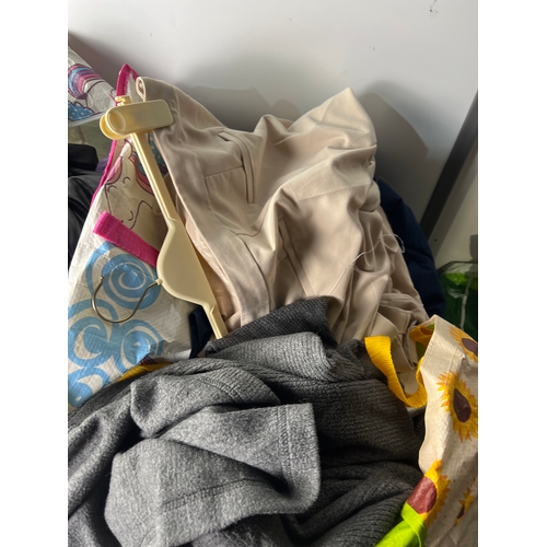 113 - 2 bags of mixed clothing - mainly plus sized condition