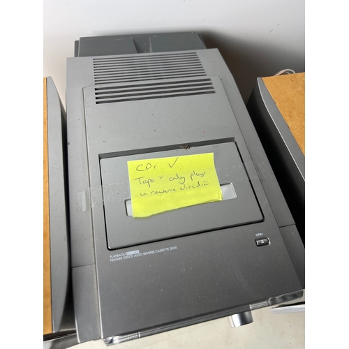 189 - Panasonic SA-PM28 5 disc stereo - cd works - tape needs attention - with remote