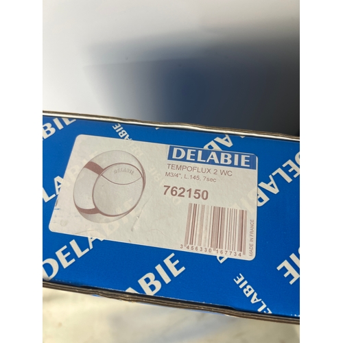 230 - Delabie brand new tempoflux 2 WC 762150 toilet flush button valve