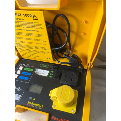 233 - Martindale EasyPat 1600 portable appliance tester PAT tester - working