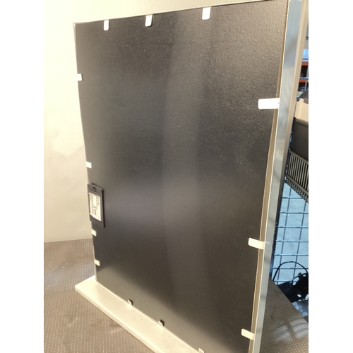 243 - Battery operated light up mirror 20” x 14” approx