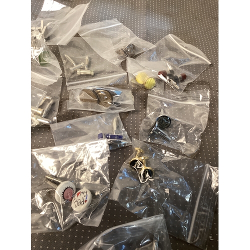 245 - Collection of various designs of cuff links
