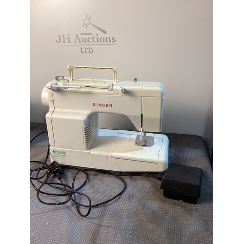 Singer sewing machine and pedal