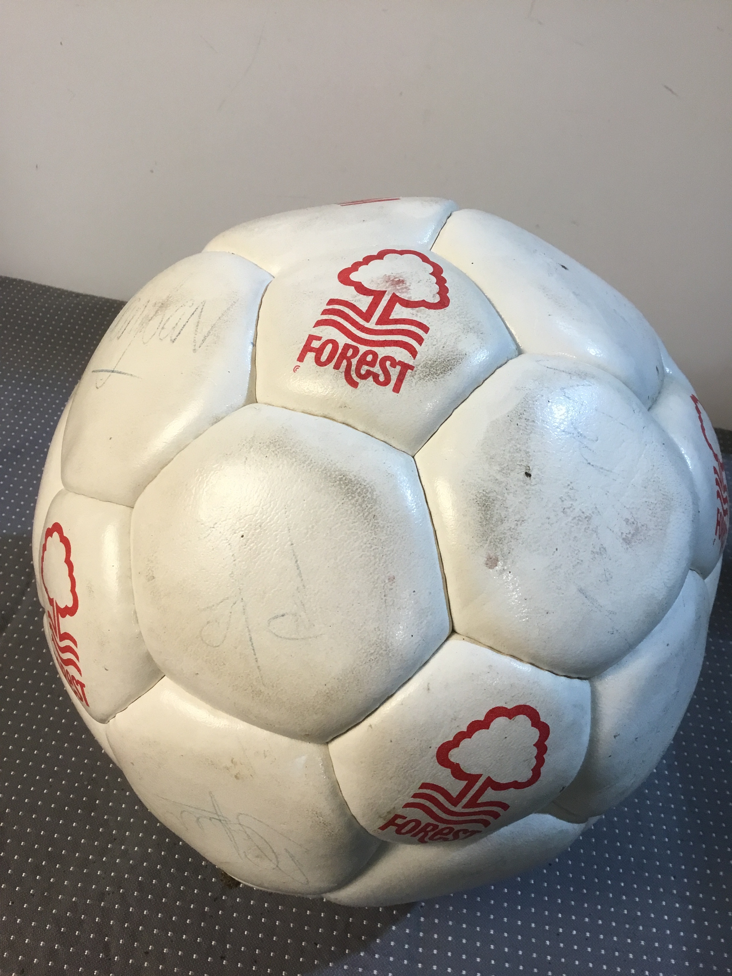 Nottingham forest football signed
