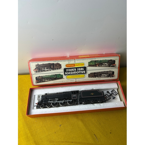 75 - Hornby railways silver seal locomotive with box