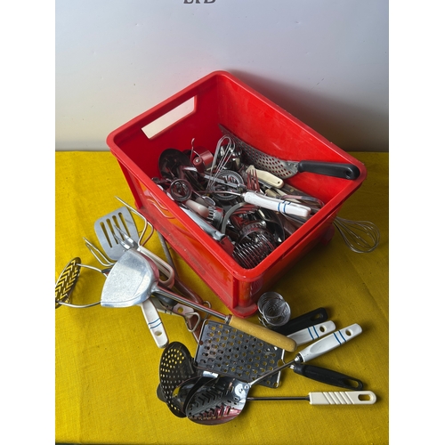 78 - Large lot of vintage kitchen utensils