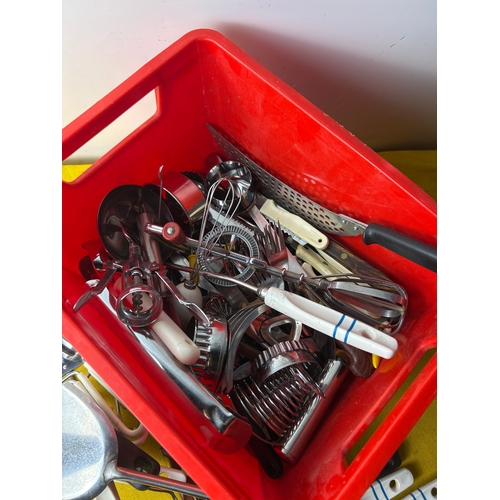 78 - Large lot of vintage kitchen utensils