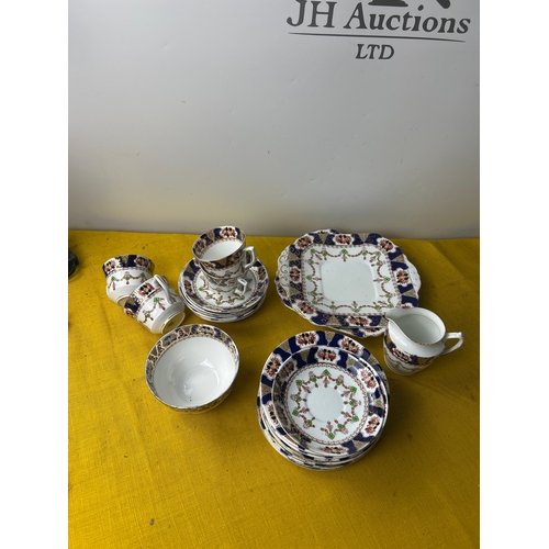 119 - English made Mandalay style part tea service set