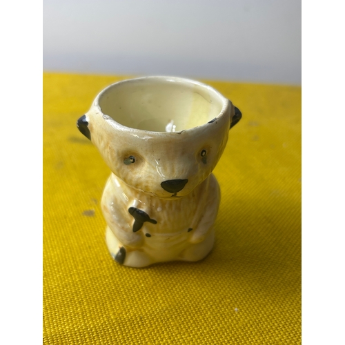 68 - Keele street pottery Sooty egg cup