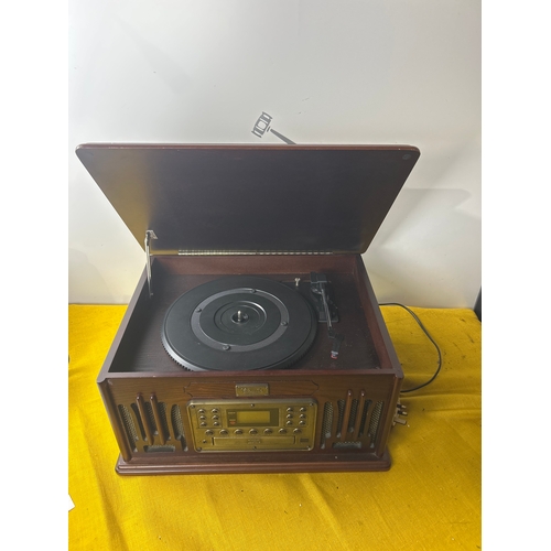79 - Classic stereo turntable system with cd player - untested