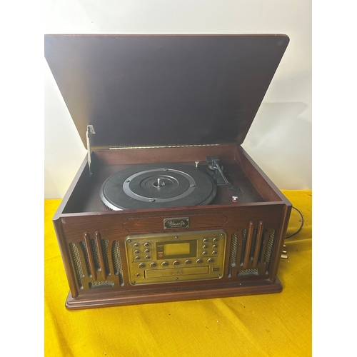 79 - Classic stereo turntable system with cd player - untested