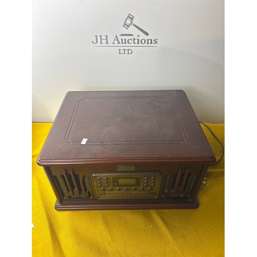 79 - Classic stereo turntable system with cd player - untested