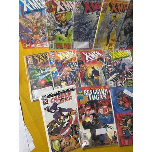 94 - Quantity of marvel and DC comics inc Ben Grimm and Logan, x-men and more
