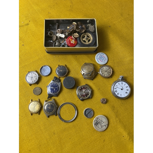 107 - Watch lot inc ingersolll, timex and others