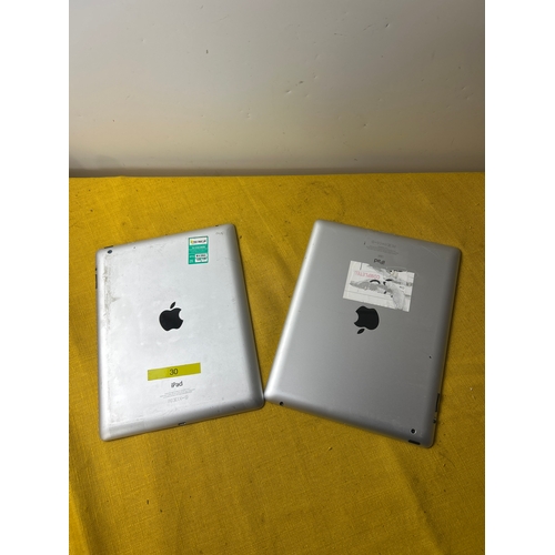 109 - Pair of Apple iPads A1395 - reset for use