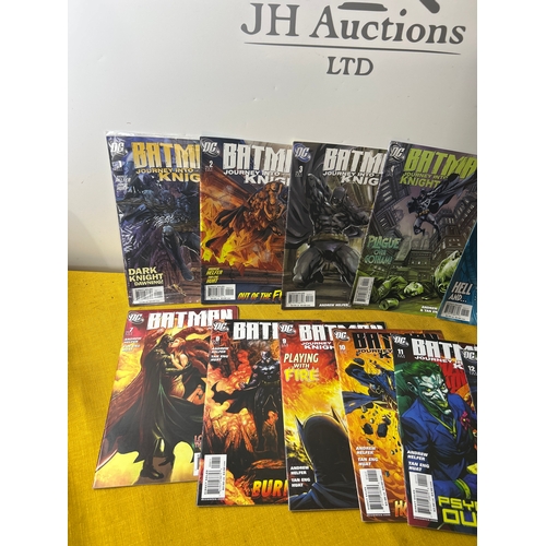110 - Batman journey into knight 1-12 comics set