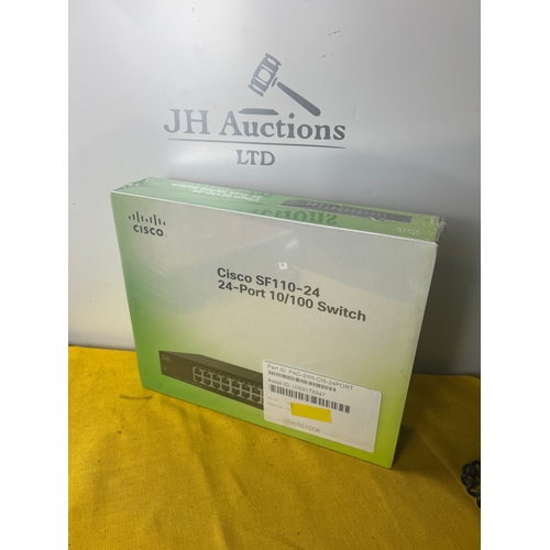 80 - Brand new Cisco SF110-24 24 port Ethernet switch