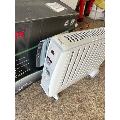 Dimplex 3kw oil free radiator with timer