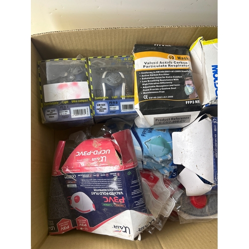 23 - Quantity of unused valved active carbon masks