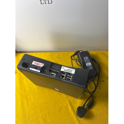 24 - Xbox 360 slim console with power lead - untested