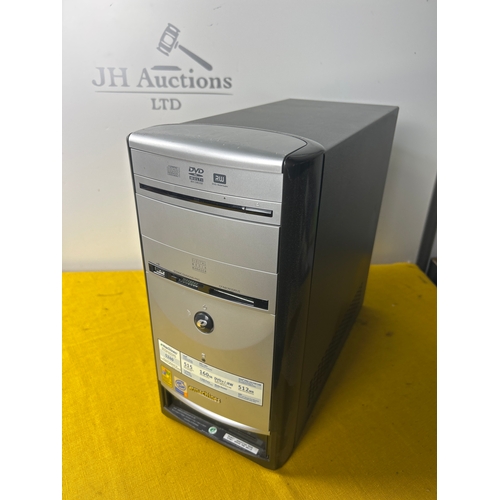 54 - Retro gaming emachines pentium 4 pc tower - untested