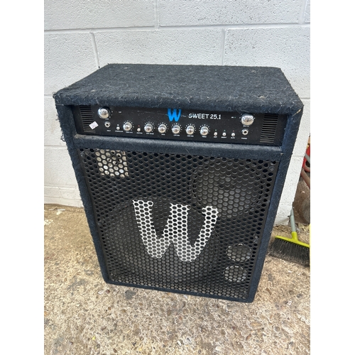 766 - Sweet 25.1 Warwick talle 12.1 bass combo amp - untested
