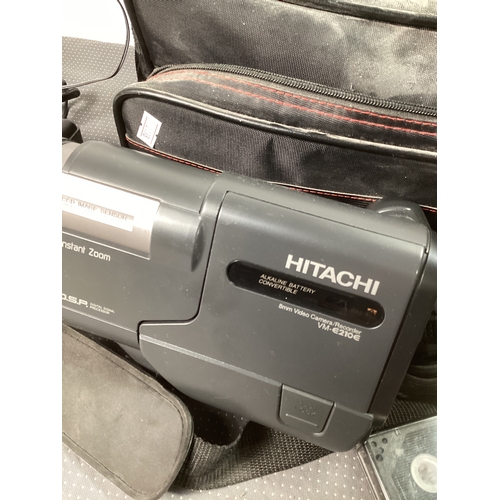 603 - Hitachi 8mm video camera/recorder VM-E210E