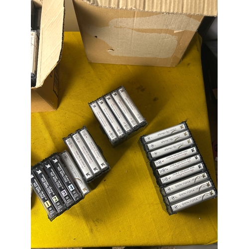 47 - Large quantity of audio cassettes inc ballad collection, Nat King Cole, romance and more
