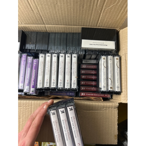 47 - Large quantity of audio cassettes inc ballad collection, Nat King Cole, romance and more
