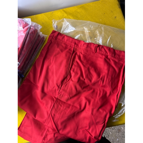 49 - 10x brand new size 46R red work trousers