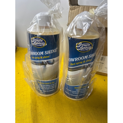 56 - 3x showroom shine wash & wax bottles - sealed