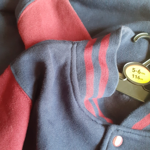 33 - 5x “All we do is” boys jackets in new condition. 3x 5/6yrs and 2x 9/11yrs