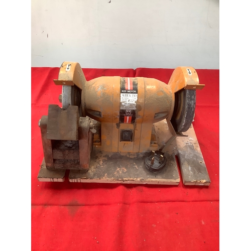 17 - Vintage KEF-MOTOR Slibex 150 bench grinder - untested