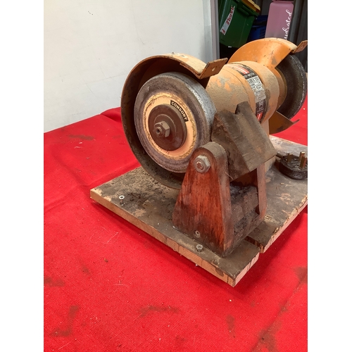 17 - Vintage KEF-MOTOR Slibex 150 bench grinder - untested